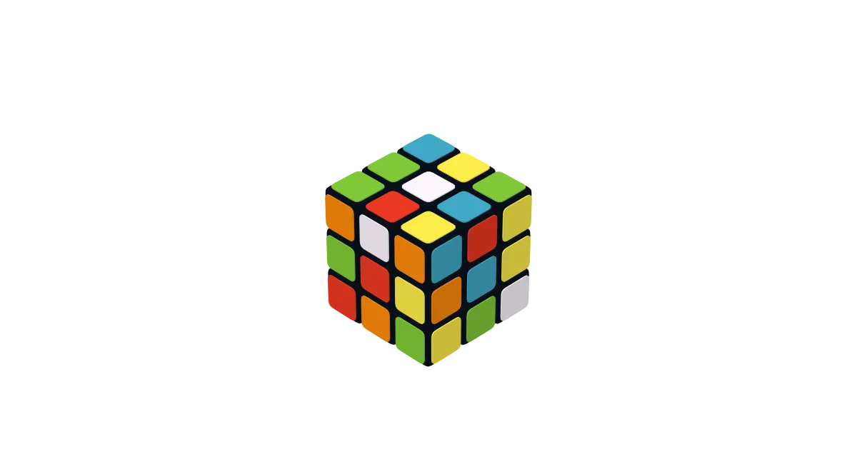 create a rubix cube game in three.js